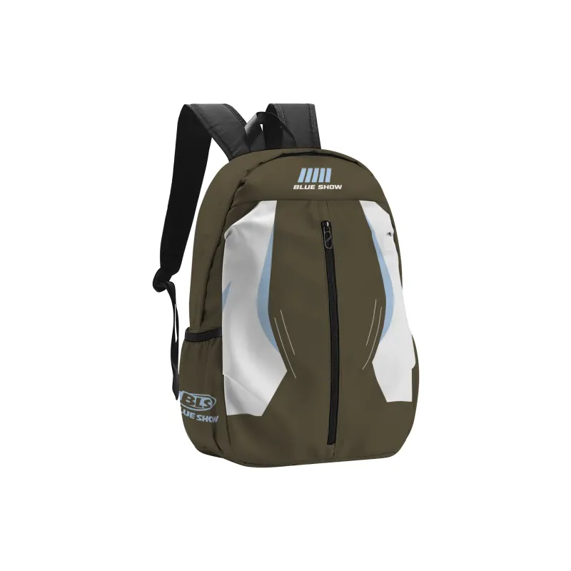 SRRW Polyester Student Backpack Regular Unisex Brown-3
