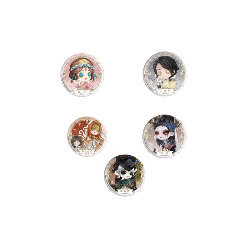 MANCOOL Gardener The Fifth Personality Frozen Time Round Badge First Edition Badges-1