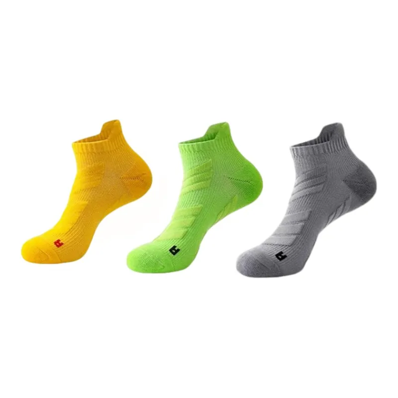 TLXT Running Socks Men's Students Outdoor Fitness Breathable Comfortable, Moisture Wicking Durable 3 Pack-9