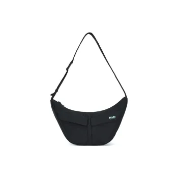 FILA MAISON KITSUNÉ Fabric Crossbody Bags Women's Black