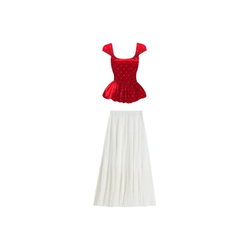 MA JOURNEE Two Piece Skirt Sets Women's-0