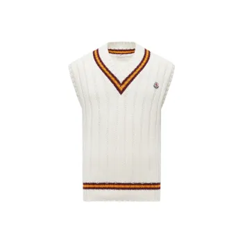 Moncler Vests Men White