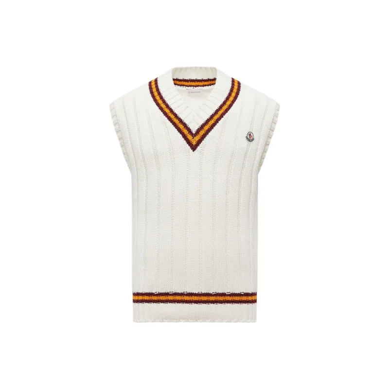 Moncler Vests Men White-0