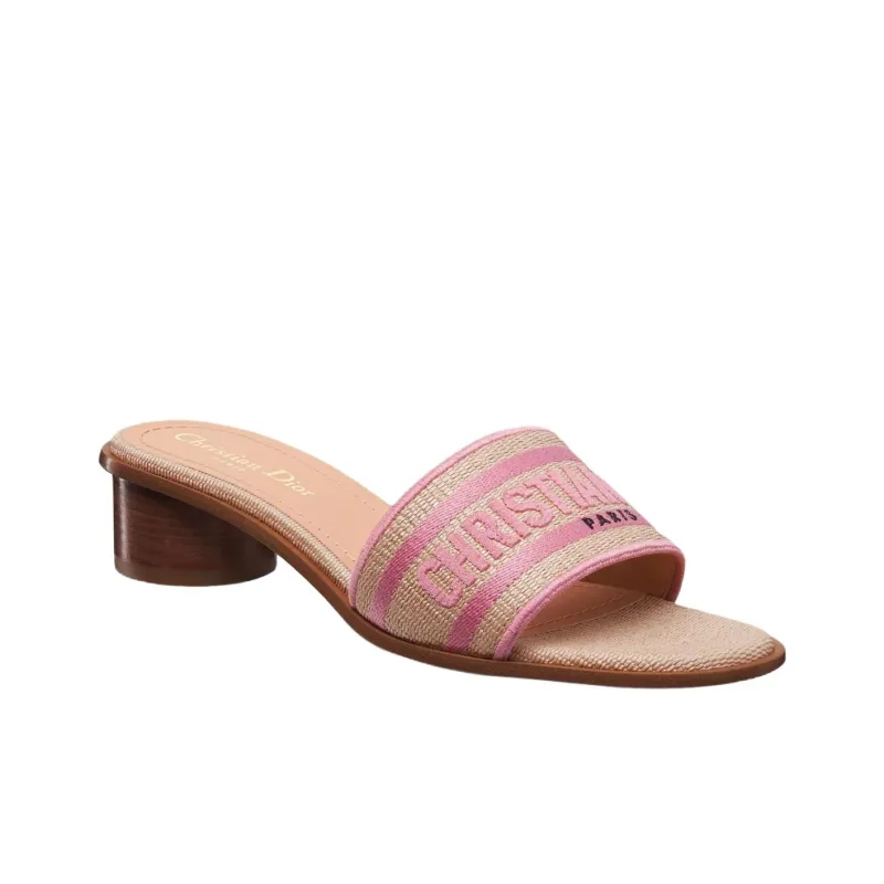 DIOR Dioriviera Slide Slippers 3.5cm Women's Pink-2