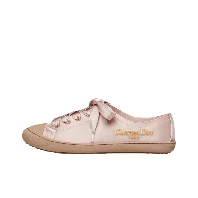 DIOR Lucky Series Low Top Skateboard Shoes Women's Pink-0