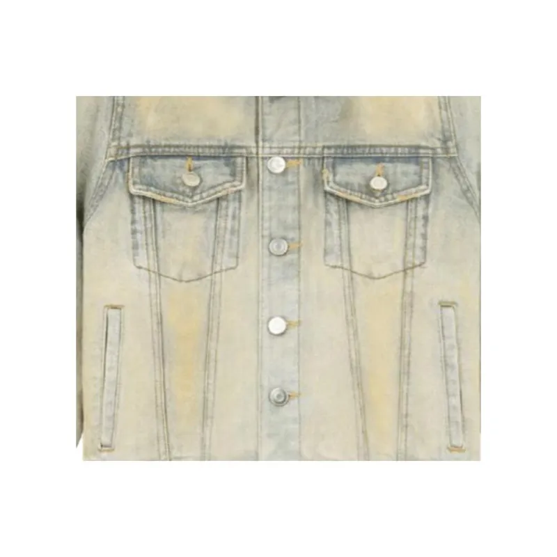 WE11DONE SS23 Denim Jacket Women's Light Blue-1