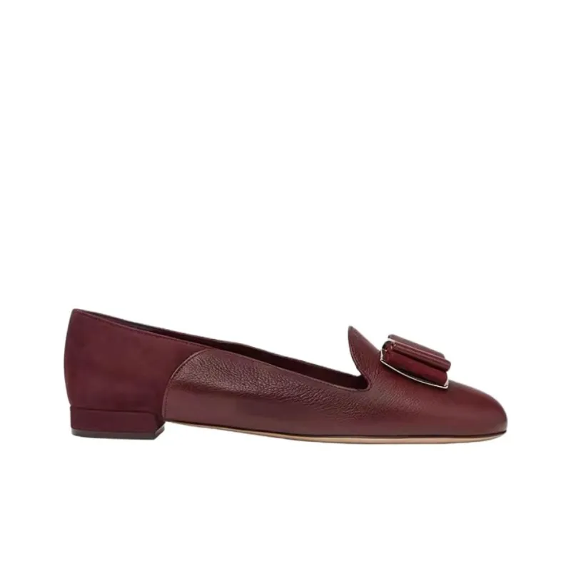 FERRAGAMO Casual Single Shoes Women's Purple-1