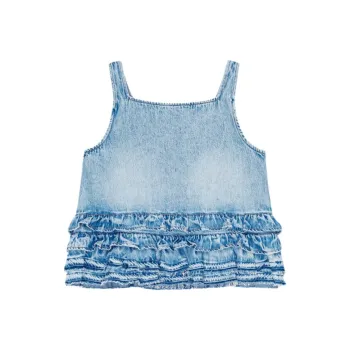 GANNI Tank Top Women's Light Blue