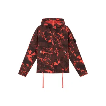 STONE ISLAND Jackets & Coats Men's Black Red