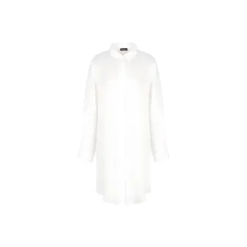 EMPORIO ARMANI Beachwear Shirt Dress With Logo lace Details