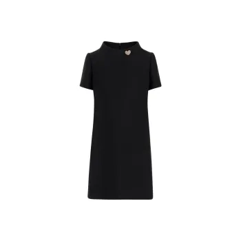 Valentino Short Sleeved Dress Women's Black