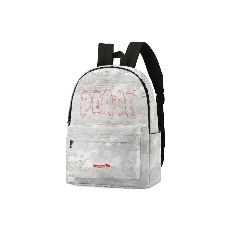 ONRF ×SOUNDBYT Polyester Backpack Laptop Bag Regular Unisex White-14