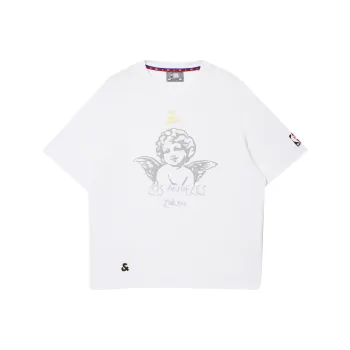 Nba X JACK&JONES T Shirts Men A06 Raw White