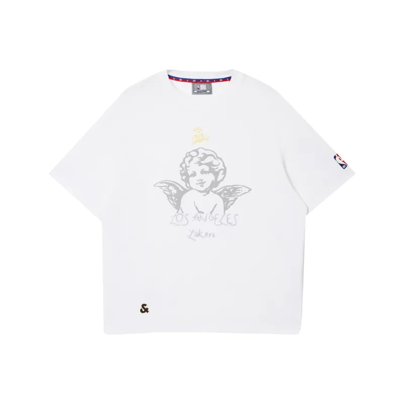 Nba X JACK&JONES T Shirts Men A06 Raw White-0