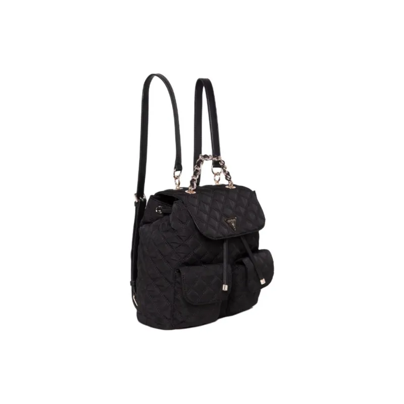 GUESS Fabric Backpack Women's Black-1