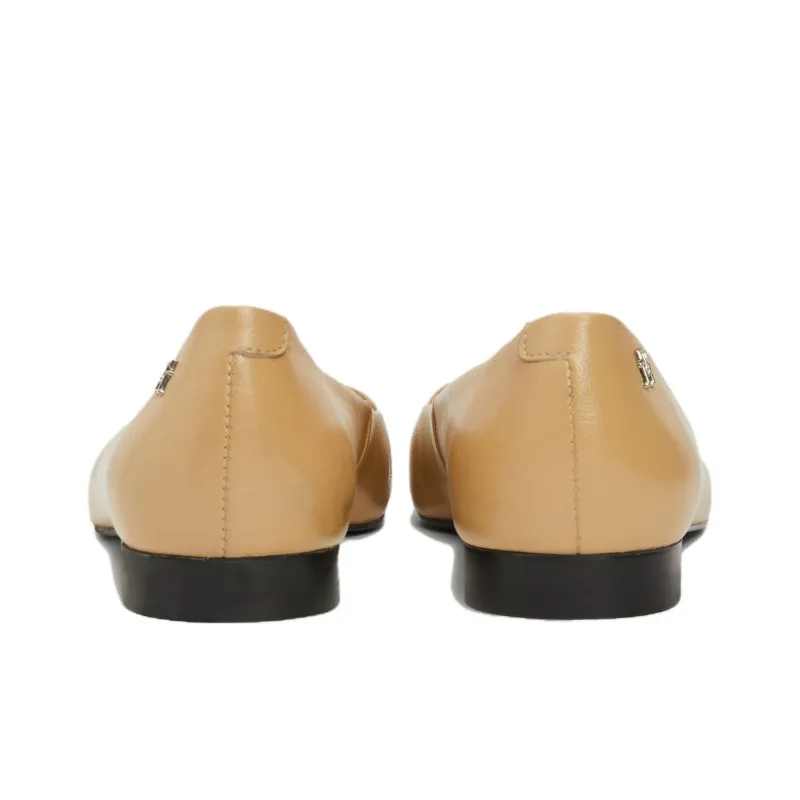 Tommy Hilfiger TH Monogram Casual Single Shoes 1.6cm Women's Yellow-4