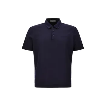 CANALI Polo Shirt Men's Navy Blue