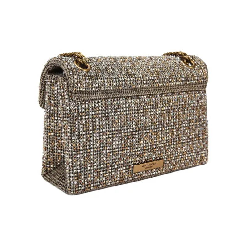Kurt Geiger London Kensington Crystal Crossbody Bags Medium Size Unisex-2