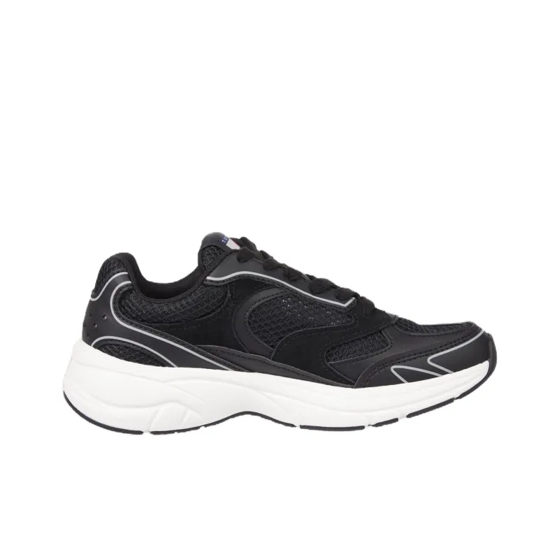 Tommy Hilfiger Trainers Low Top Casual Shoes Women's Black-1