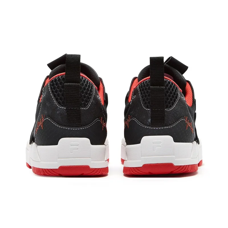 FILA FUSION GEOMETRY Geometric Shoes Low Top Skateboard Shoes Men's Black-3