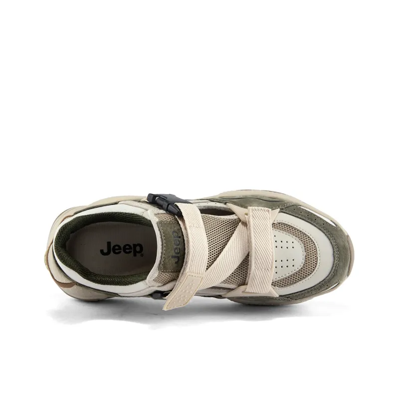 Jeep Fashion Sports Collection Abrasion Resistant Low Top Casual Shoes Men's Gray-9