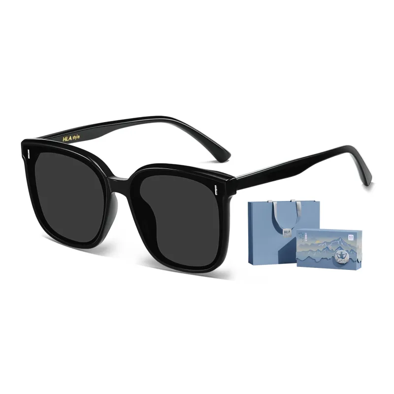 HLA TR/Memory Plastic Square Sunglasses Unisex-23