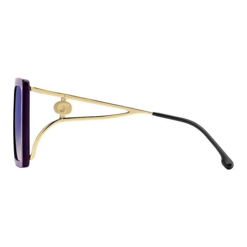 CARRERA Subject To Official Website Square Sunglasses Unisex Purple Gold-2