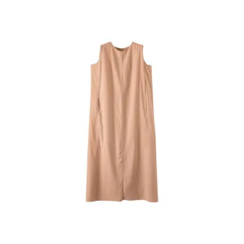 Late White Sleeveless Dress Women's