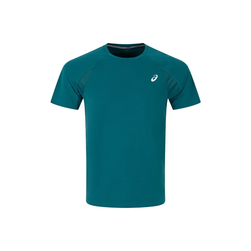 Asics T Shirts Men Cyan-1