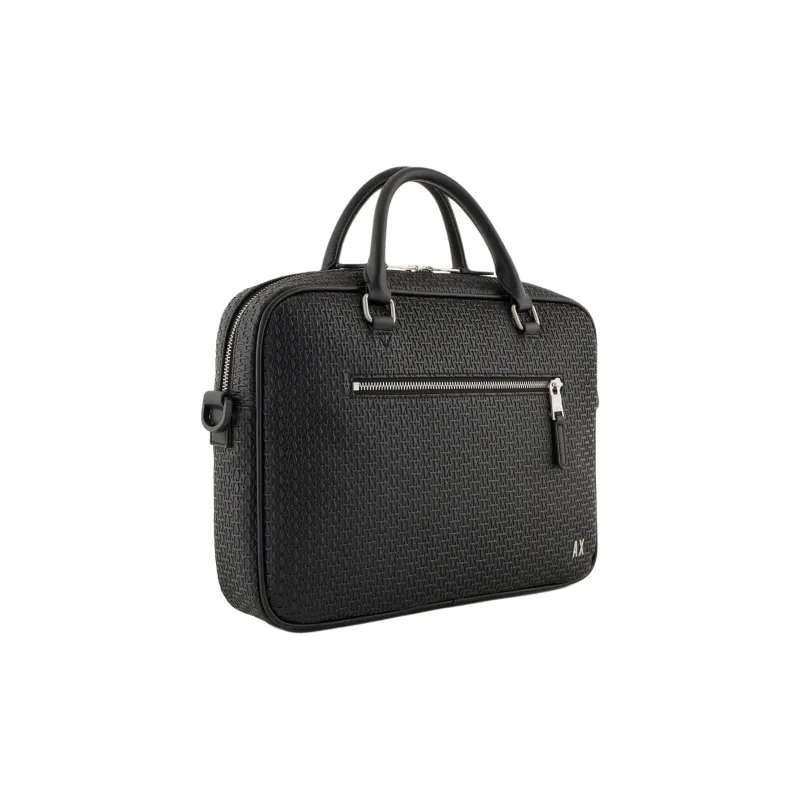 ARMANI EXCHANGEAE Polyester Briefcase, Handbag Men's Black-1