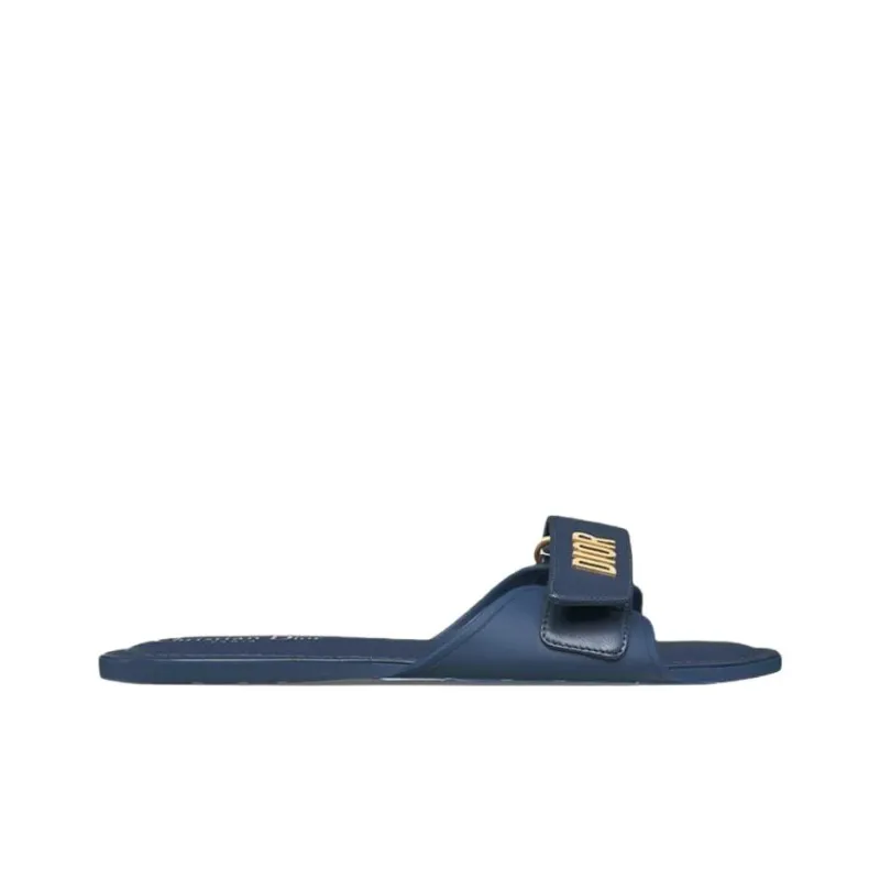 DIOR Dioriviera Slide Slippers Women's Blue-1