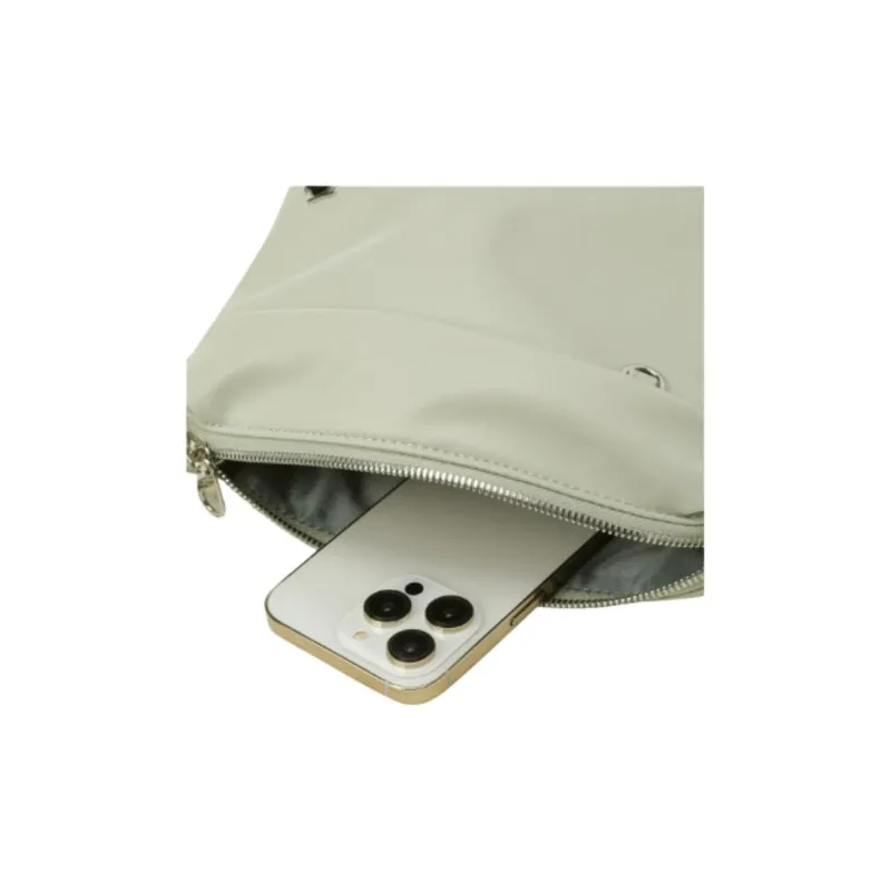 DESCENTE Nylon Crossbody Bag, Shoulder Bag Trumpets Women's Light Green/Black-6