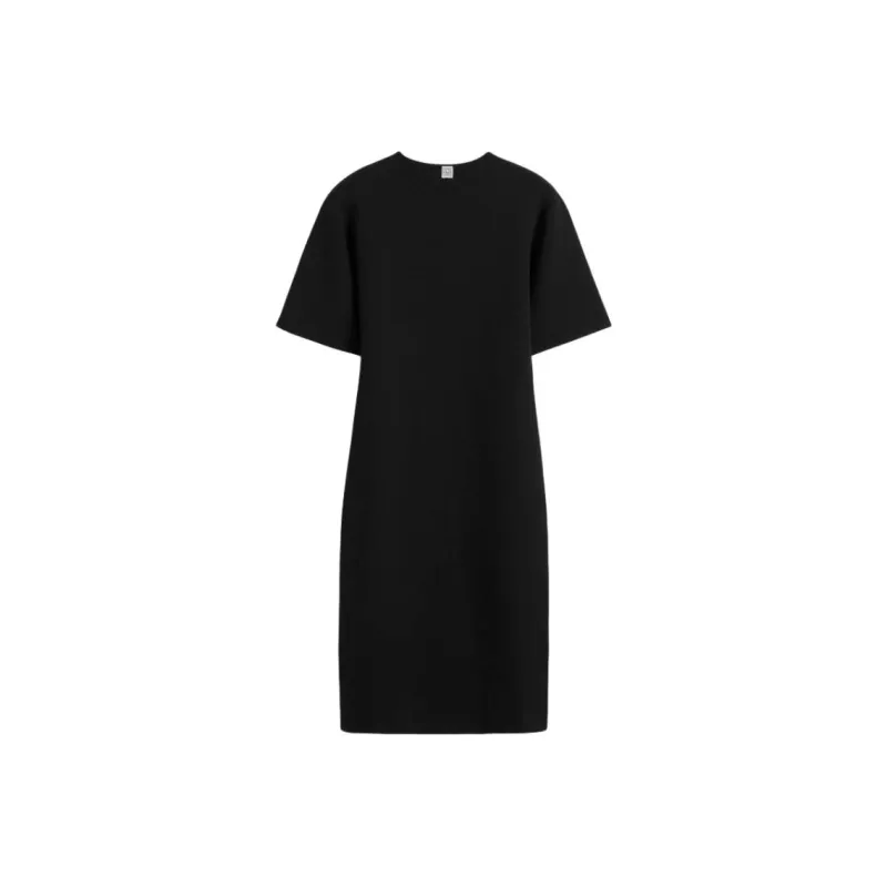 TOTEME Short Sleeved Dress Women's Black-0