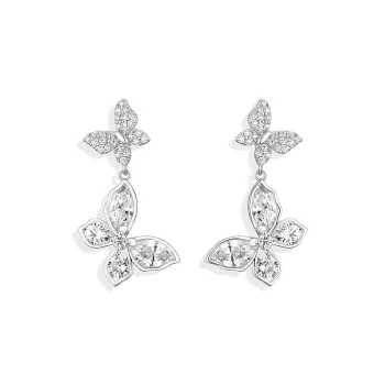 Disney Princess S925 Silver Earrings Women's Silver