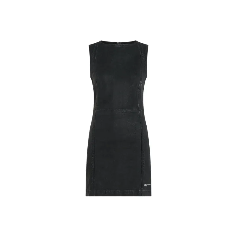 KARL LAGERFELD SS25 Sleeveless Dress Women's Black-0