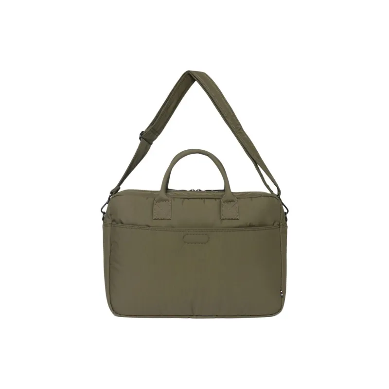 FILA Cotton With Nylon Shoulder Bag, Crossbody Bag, Handbag Unisex Army Green-1