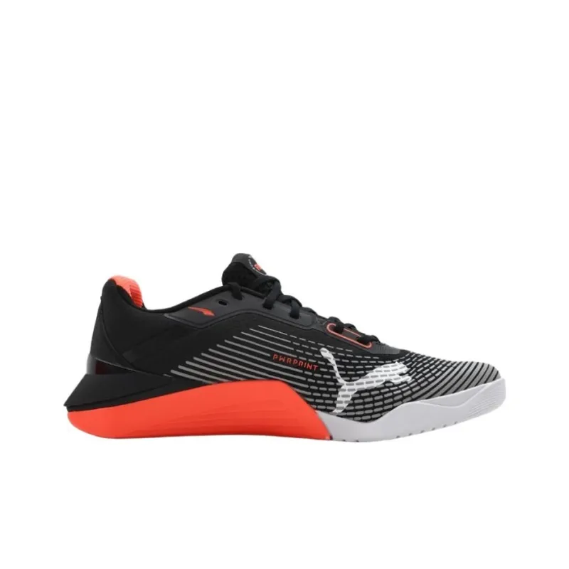 PUMA Low Top Training Shoes Unisex Black Orange-1