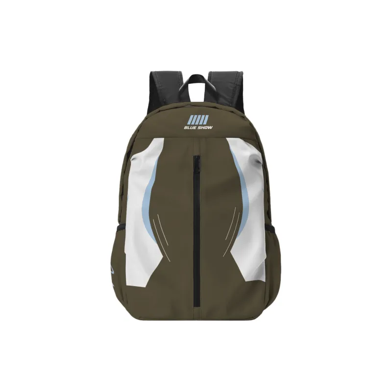 SRRW Polyester Student Backpack Regular Unisex Brown-0