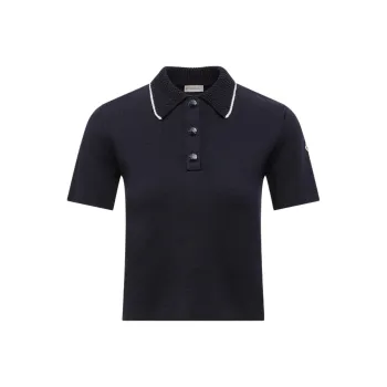 Moncler Polo Shirts Women's Navy