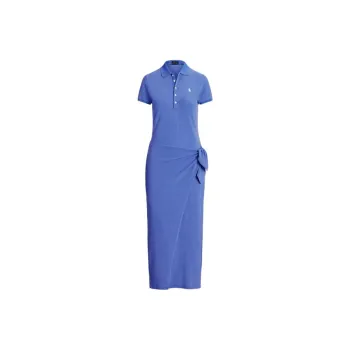Polo Ralph Lauren SS25 Short Sleeved Dress Women's Blue