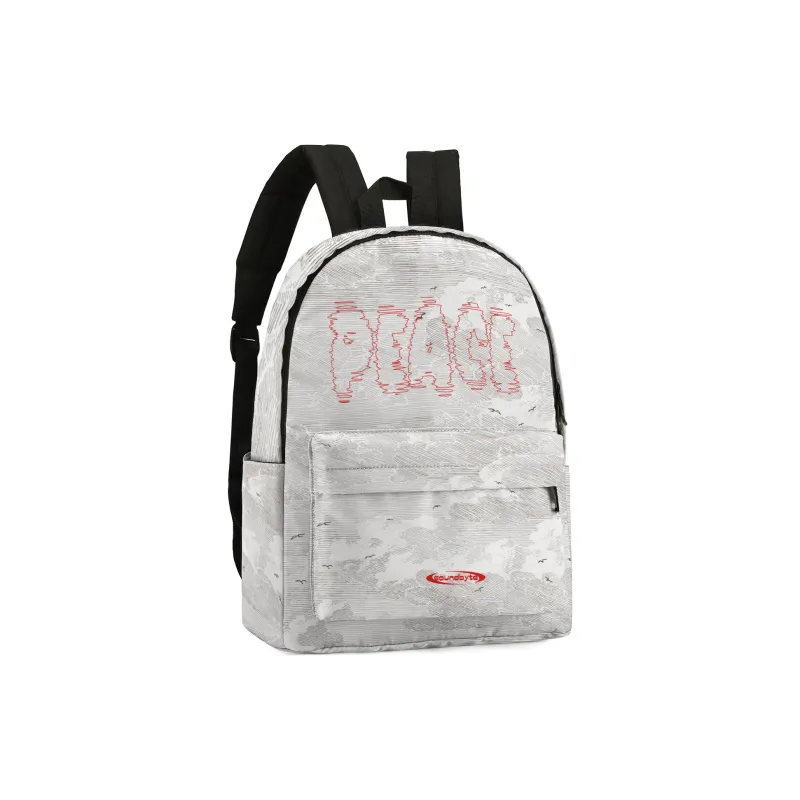 ONRF ×SOUNDBYT Polyester Backpack Laptop Bag Regular Unisex White-15