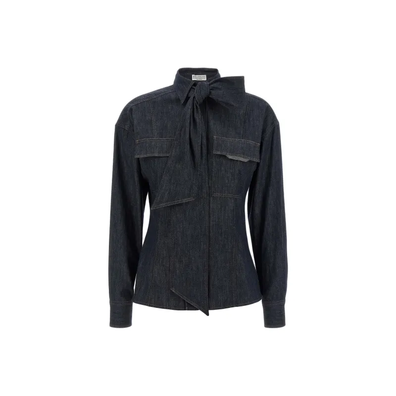 Brunello Cucinelli Shirt Women's Blue-0