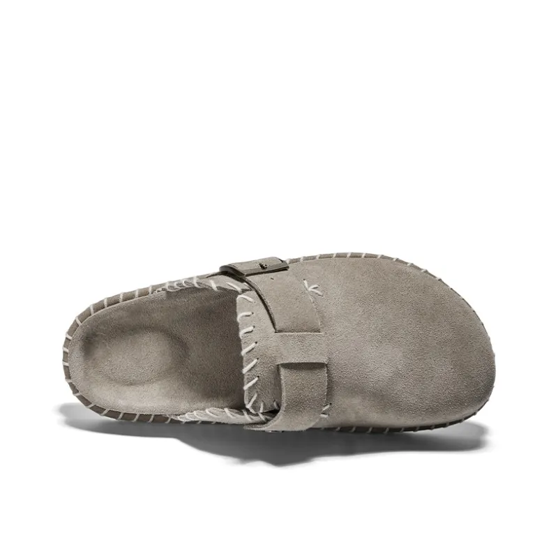 Hautton Closed Toe Slippers Men's Khaki-3