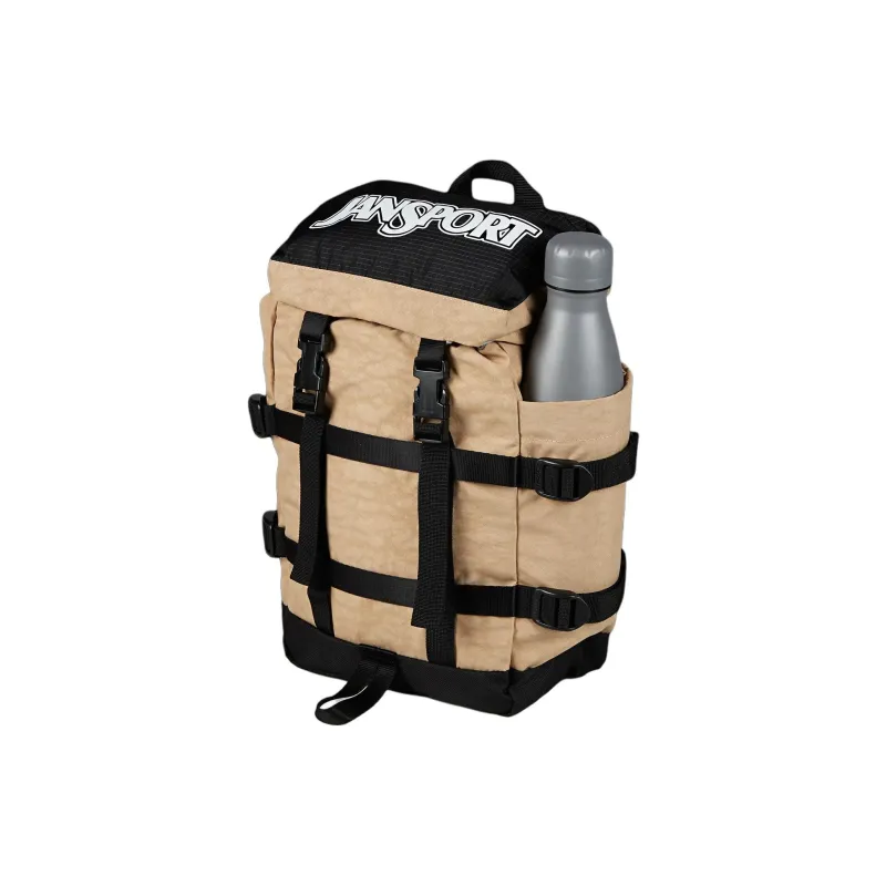JanSport Recycled Nylon Backpack Mini Unisex Khaki-3