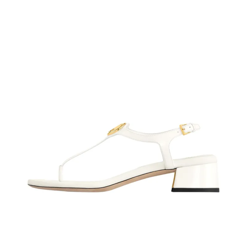 LOUIS VUITTON Sunkiss One Strap Sandals 3.5cm Women's White-0