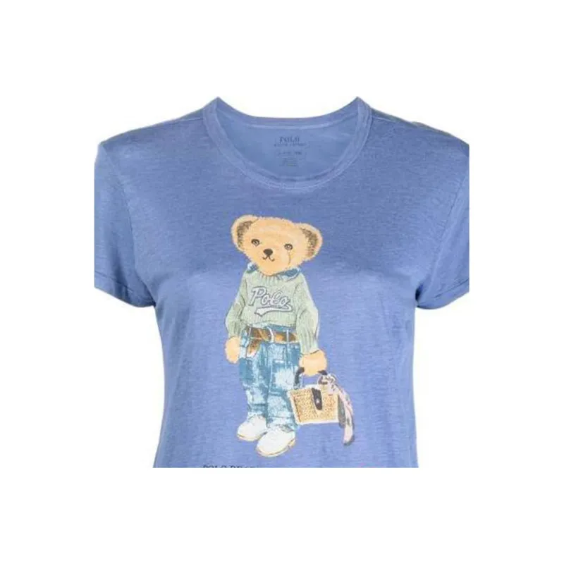 Polo Ralph Lauren FW22 T Shirt Women's Blue-4