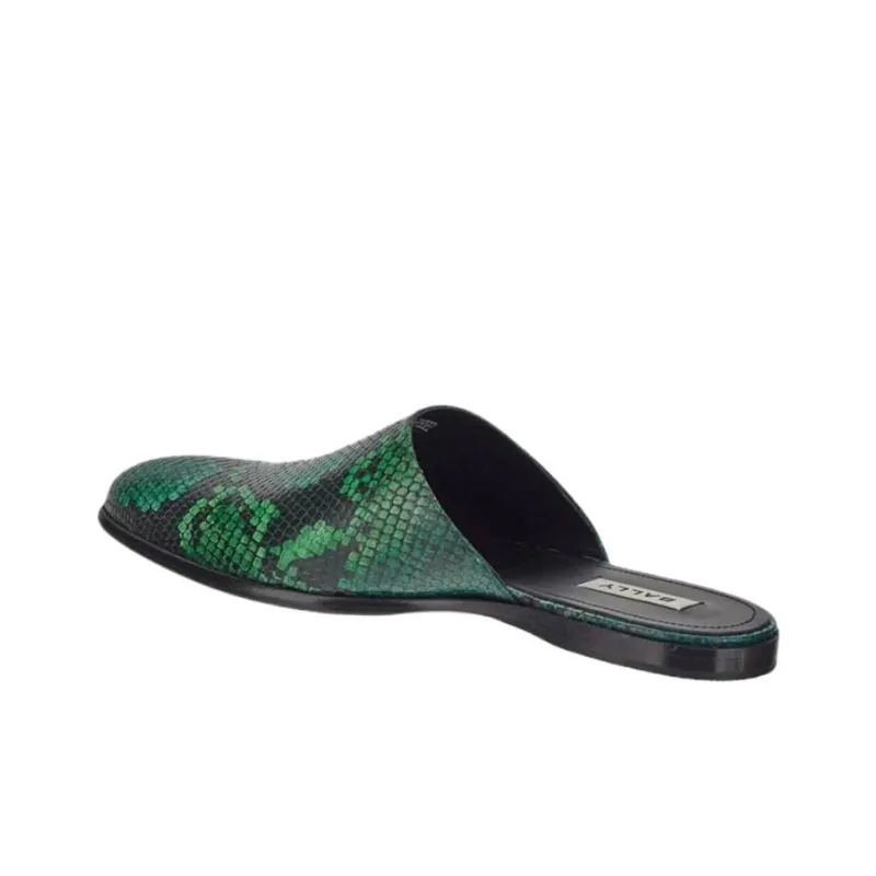 BALLY Closed Toe Slippers Men's Green-3