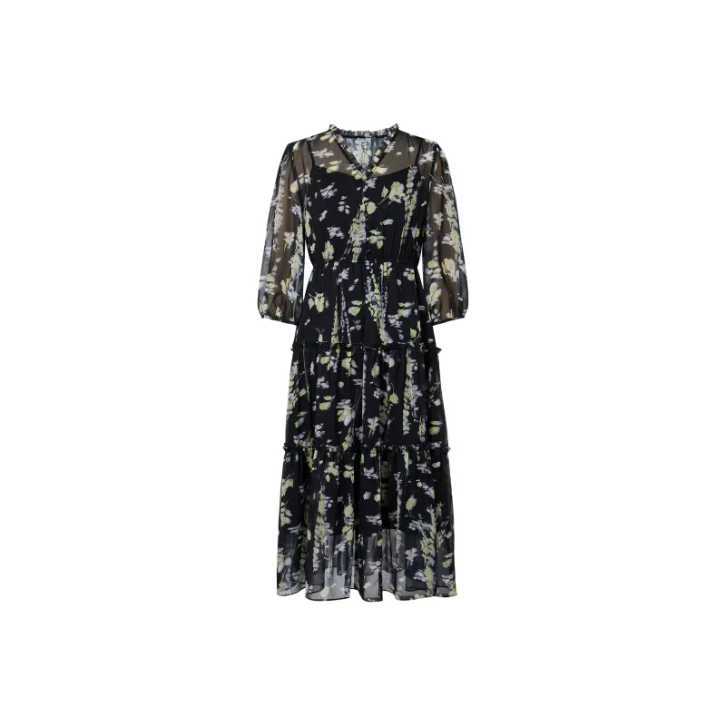 Hopeshow Long Sleeved Dress Women's-0