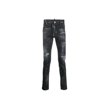 DSQUARED 2 Skater Rhinestone embellished Skinny Jeans