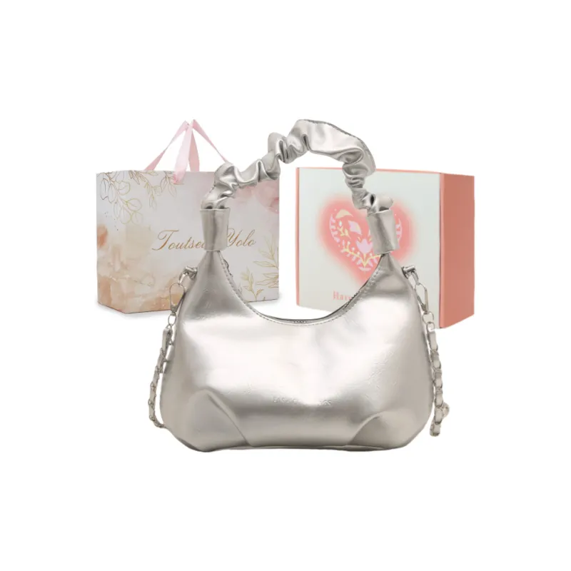 TOUTSEUL YOLO PU Handbag Women's Black/White/Silver/Red-38